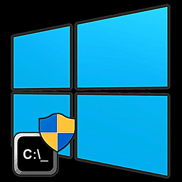 Execución do sistema de comandos como administrador en Windows 10