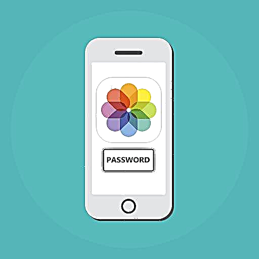 Magtakda ng isang password para sa isang larawan sa iPhone