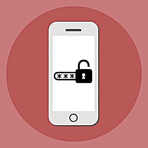 Inilalagay namin ang password sa application sa iPhone