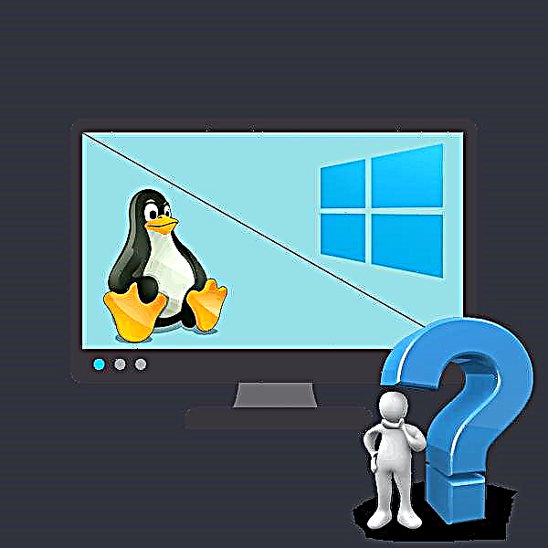 Sistem operasi sing kudu dipilih: Windows utawa Linux