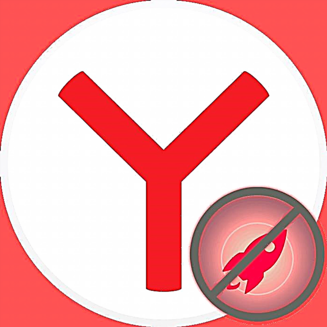 Шитоби сахтафзорро дар Yandex.Browser ғайрифаъол кунед