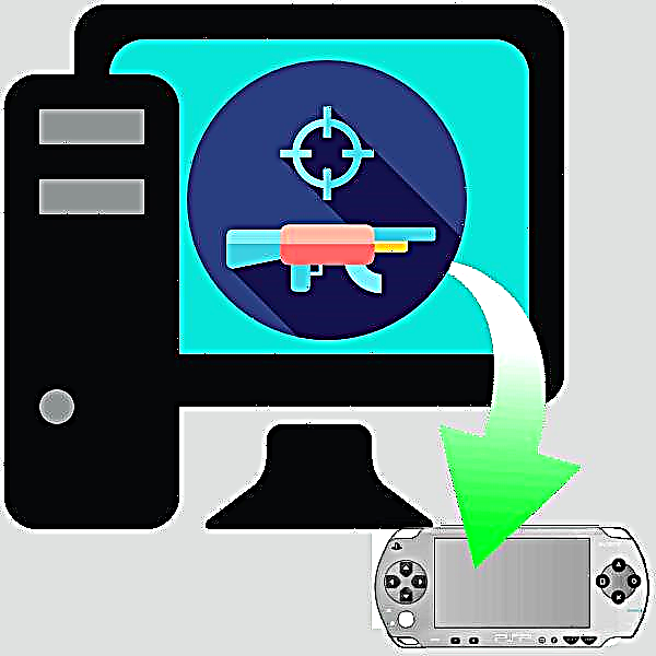 Spiller installéiert op engem PSP mat engem Computer