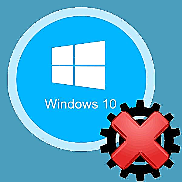 Чӣ бояд кард, агар Windows 10 "Имконот" кушода нашавад