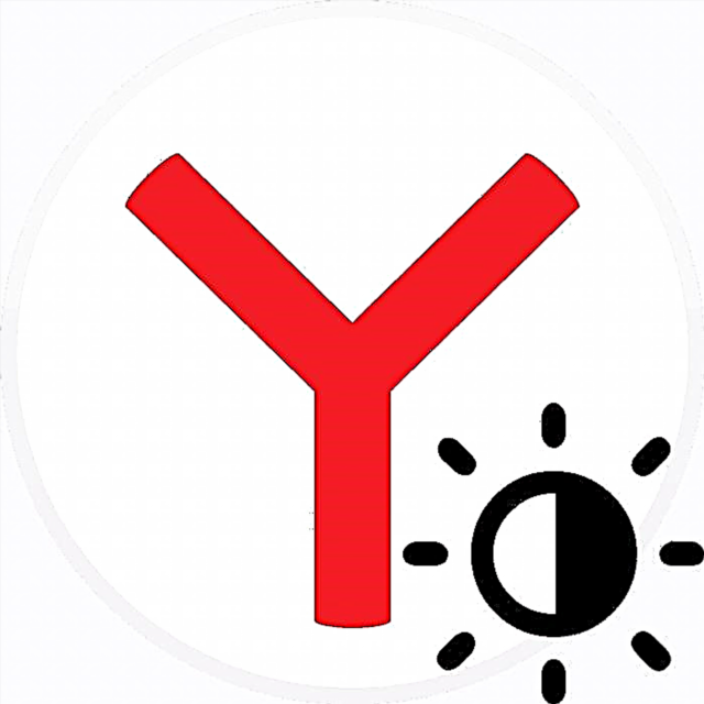 Ang paghimo sa Yandex.Browser Darker