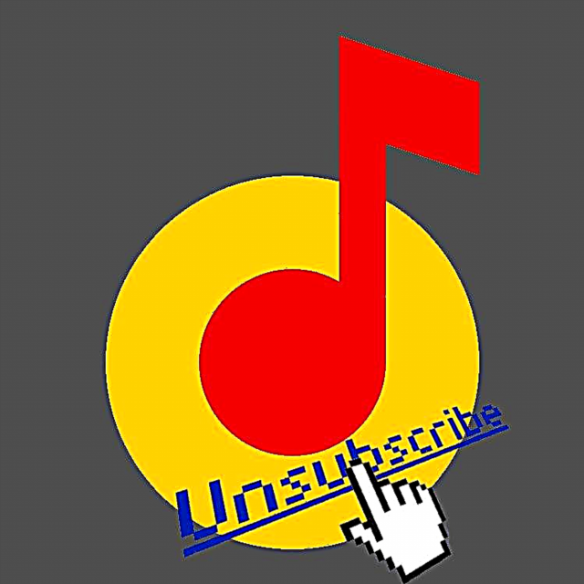 Unsubscribe from Yandex.Music