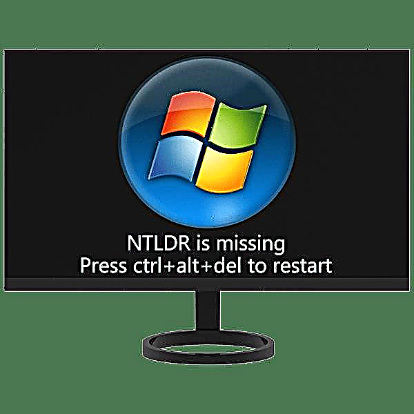 Socraímid an earráid "Tá NTLDR ar iarraidh" i Windows 7