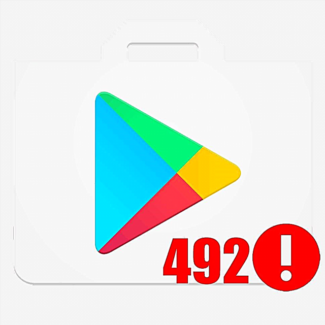 Zgjidhja e gabimit 492 kur shkarkoni një aplikacion nga Play Store
