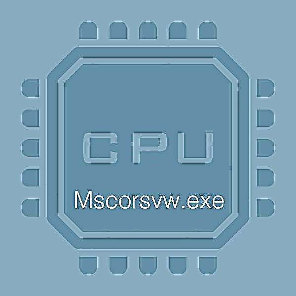 Que facer se o proceso Mscorsvw.exe carga o procesador