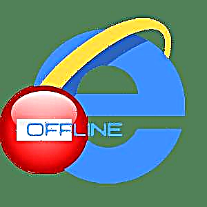 Patya ang offline mode sa Internet Explorer