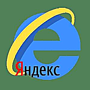 Yandex Elements mo le Internet Explorer