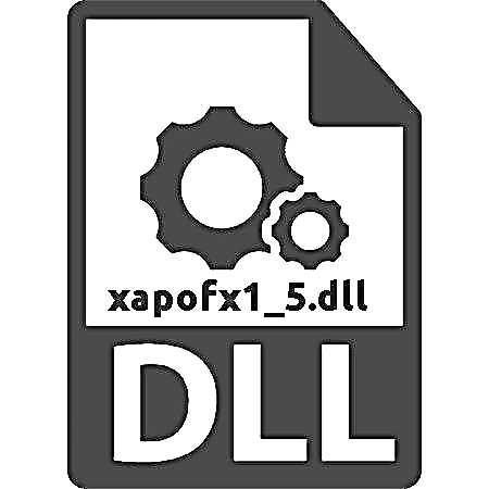 Алга болсон XAPOFX1_5.dll алдааг засах