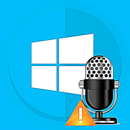 Решавање на дефект на микрофон во Windows 10