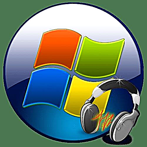Ngatasi masalah headphone ing komputer Windows 7