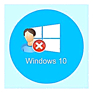 Kuondoa akaunti ya Microsoft katika Windows 10