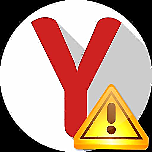 Начини за решавање на грешка во врската во Yandex.Browser