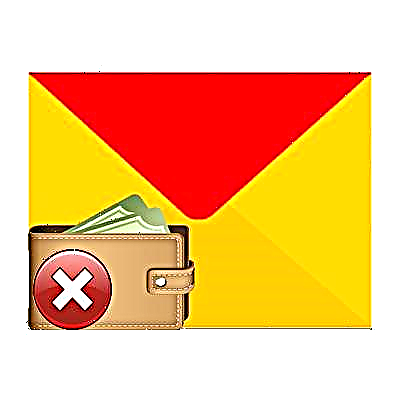 Ngilangi dompet Yandex tanpa mbusak email