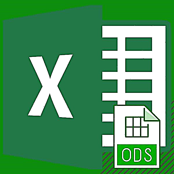 Microsoft Excelде ODS таблицаларын ачуу