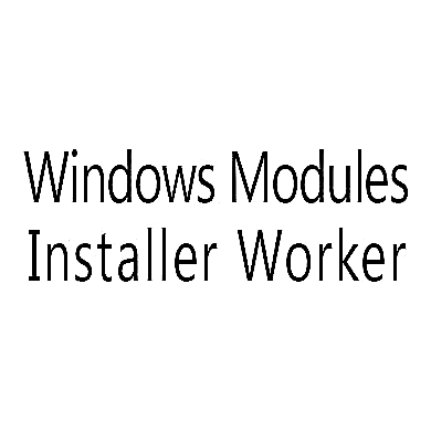 Խնդրի լուծումը «Windows Modules Installer Worker- ը բեռնավորում է պրոցեսորը»
