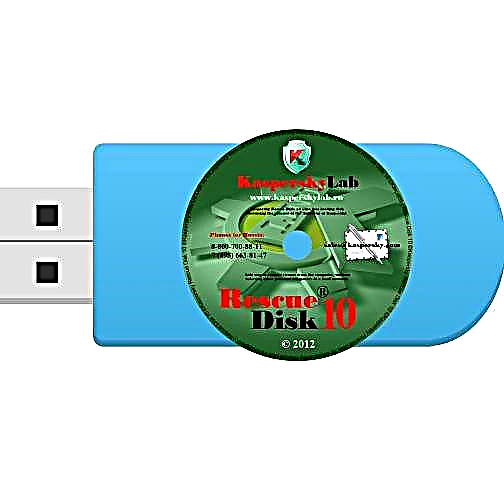 Irƙirar boot ɗin USB flashable tare da Kaspersky Rescue Disk 10