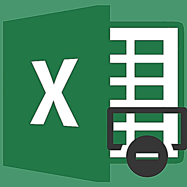 Tanggalin ang isang hilera sa Microsoft Excel