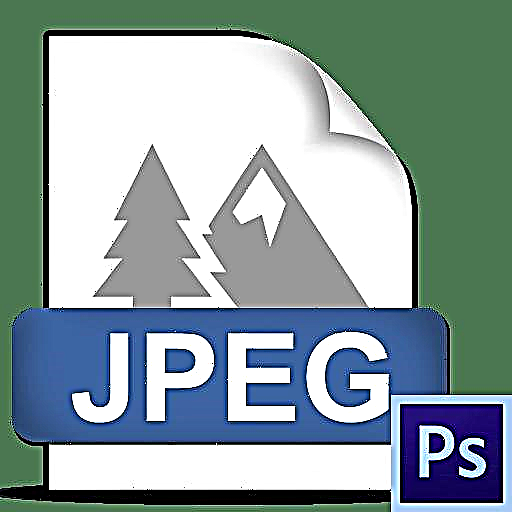 Die oplossing van die besparingsprobleem in JPEG in Photoshop