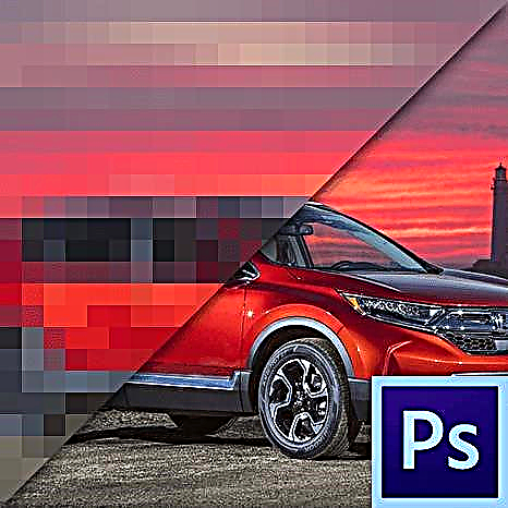 Lumikha ng isang pattern ng pixel sa Photoshop