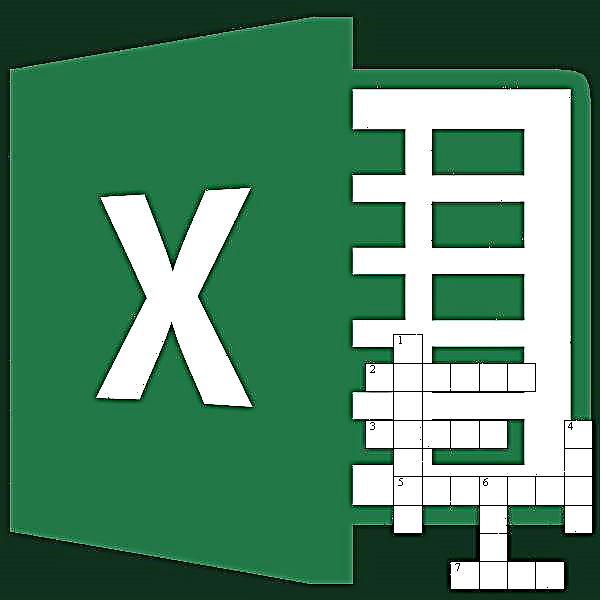 Að búa til krossgáta í Microsoft Excel