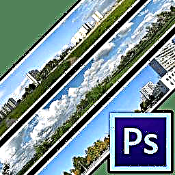 Gluante panoramojn en Photoshop