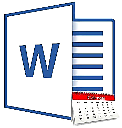 Ħolqien ta 'kalendarju fil-MS Word