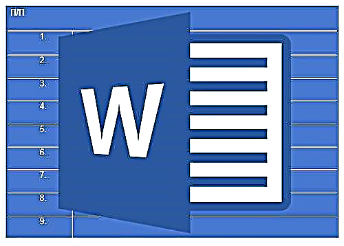 Tambihkeun panomeran nomer otomatis dina tabel Microsoft Word