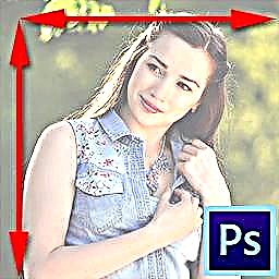 Metodoj de skalado de bildoj en Photoshop