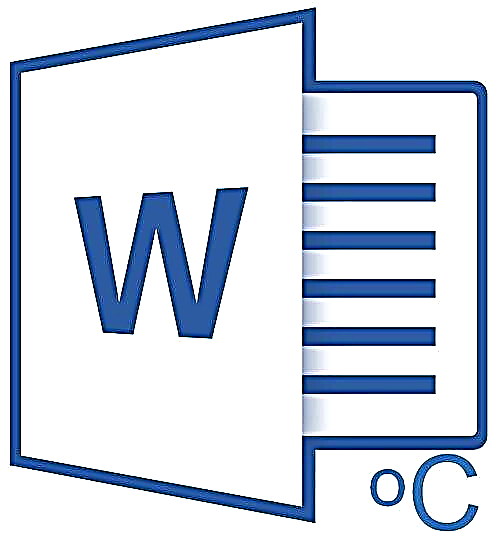 Ставете знак на степени Целзиусови во документ на Microsoft Word