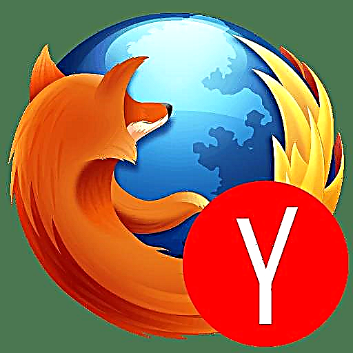 Llyfrnodau gweledol o Yandex ar gyfer Mozilla Firefox
