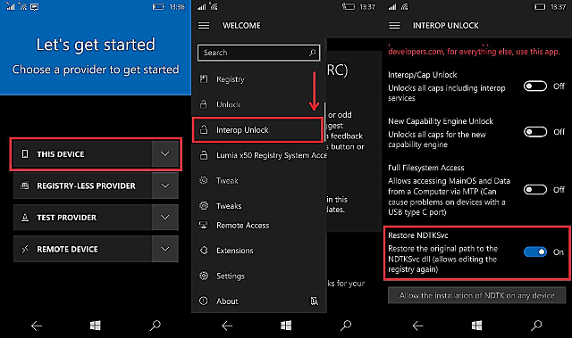 Sanya Windows 10 Mobile a wasu matakai masu sauki