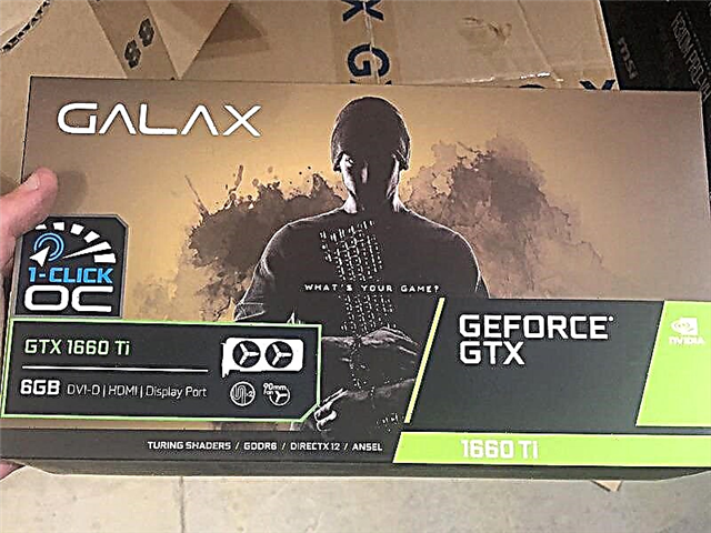 Fotografitë e publikuara të paketimit të kartës video Galax GeForce GTX 1660 Ti
