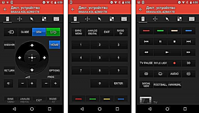 Kontroll mill-bogħod tat-TV fuq Android, iPhone u tablet