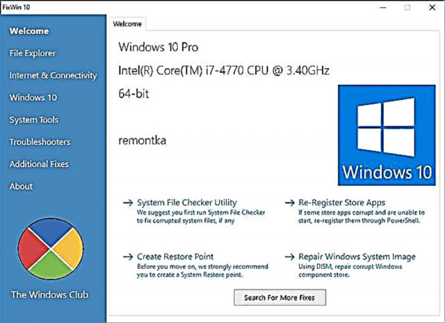 Idozi Windows 10 Error na FixWin