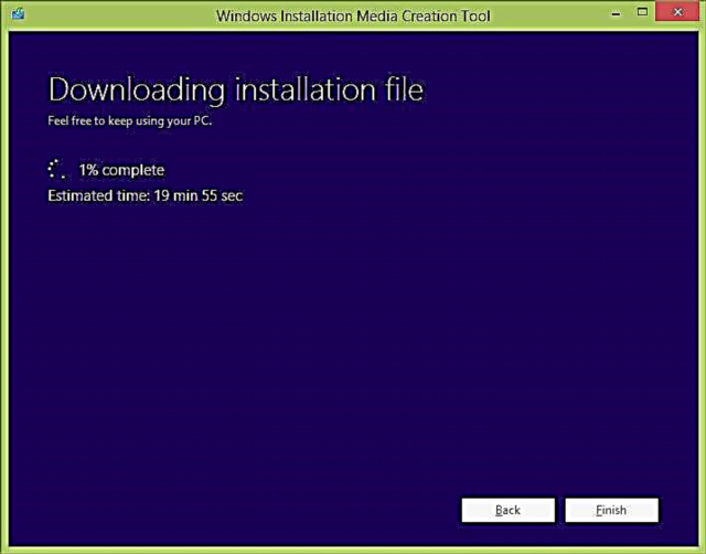Installation USB stick သို့မဟုတ် ISO Windows 8.1 ကို Microsoft Installation Media Creation Tool တွင်ဖန်တီးပါ