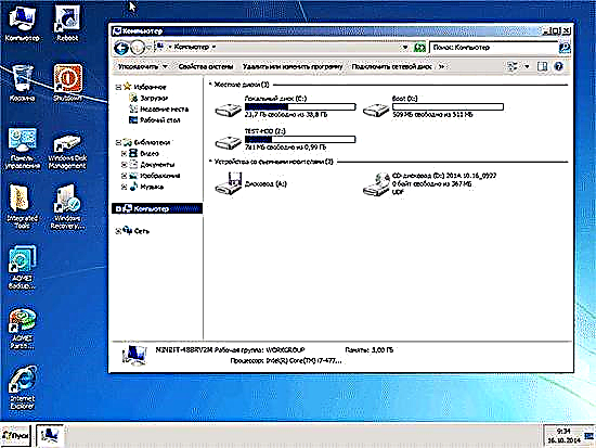 Windows 8 PE ແລະ Windows 7 PE - ເປັນວິທີທີ່ງ່າຍຕໍ່ການສ້າງ disk, ISO ຫລື flash drive