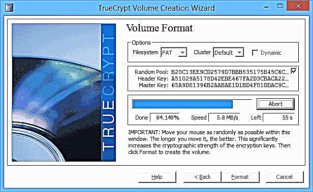 Wéi schützt Flash Drive Informatioun am TrueCrypt