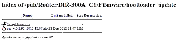 Firmware D-Link DIR-300 C1