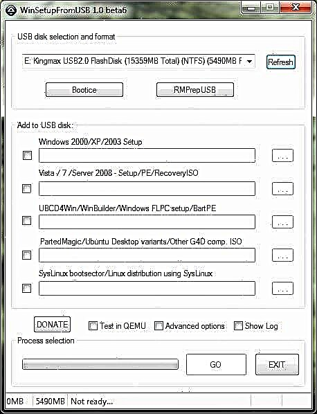 Installing Fenestra XP a USB coegi